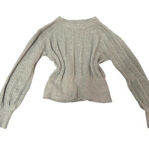 Hippie Rose Blue Sweater Small